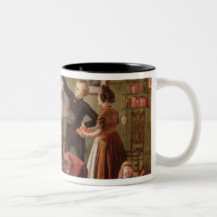 Die Weihnachtsfessel Zweifarbige Tasse