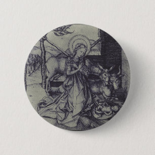Die Weihnachtsgeburt Stark Ink Art Button