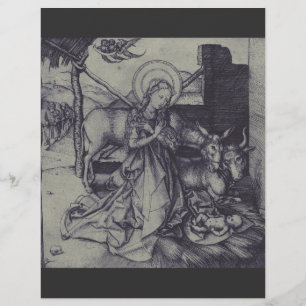 Die Weihnachtsgeburt Stark Ink Art Flyer