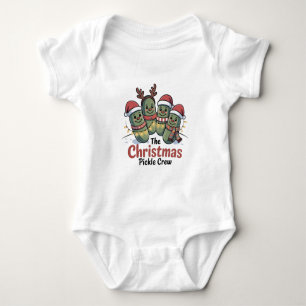 Die Weihnachtsgurken-Crew Gurkenliebhaber Santa Xm Baby Strampler