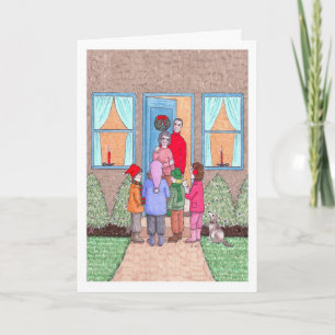 Die Weihnachtslieder Feiertagskarte