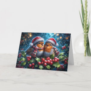 Die Weihnachtsliedsänger-Karte Feiertagskarte