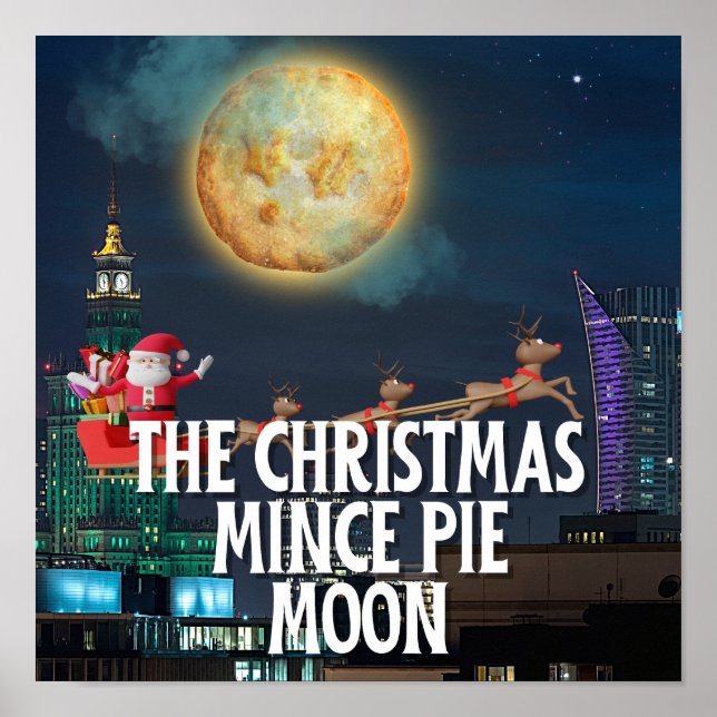 Die Weihnachtsminze Pie Moon Poster (Vorne)