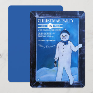 Die Weihnachtsparty des Schneemanns Escape Einladung