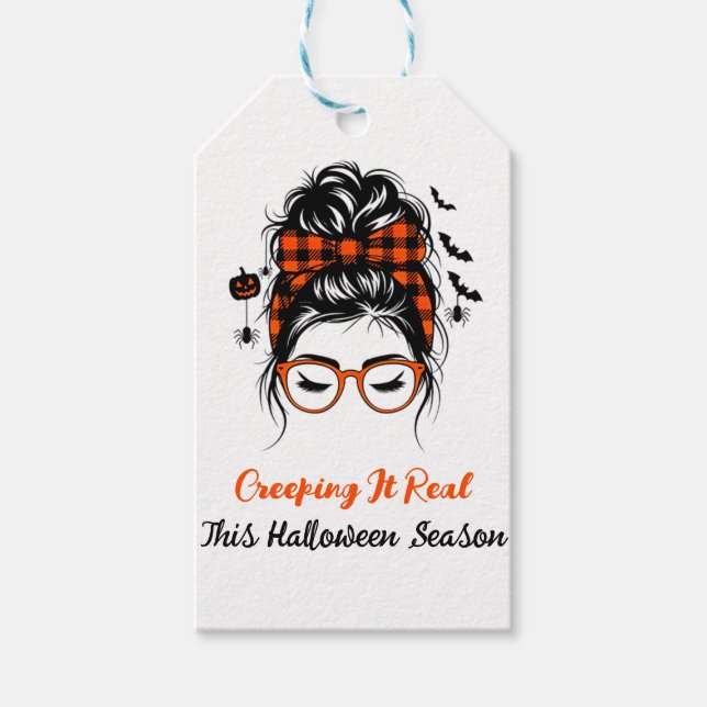 Die Weihnachtssaison Geschenkanhänger (Vorderseite)