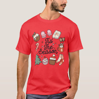Die Weihnachtssaison ist Vintag T-Shirt