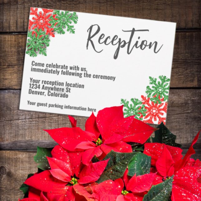 Die Weihnachtssaison-Rezeption Begleitkarte (Von Creator hochgeladen)