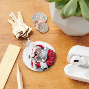 Die Weihnachtszauberei ist ein Wagner Schwanz & We Schlüsselanhänger