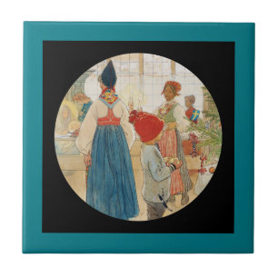 Die Weihnachtszeit Fliese