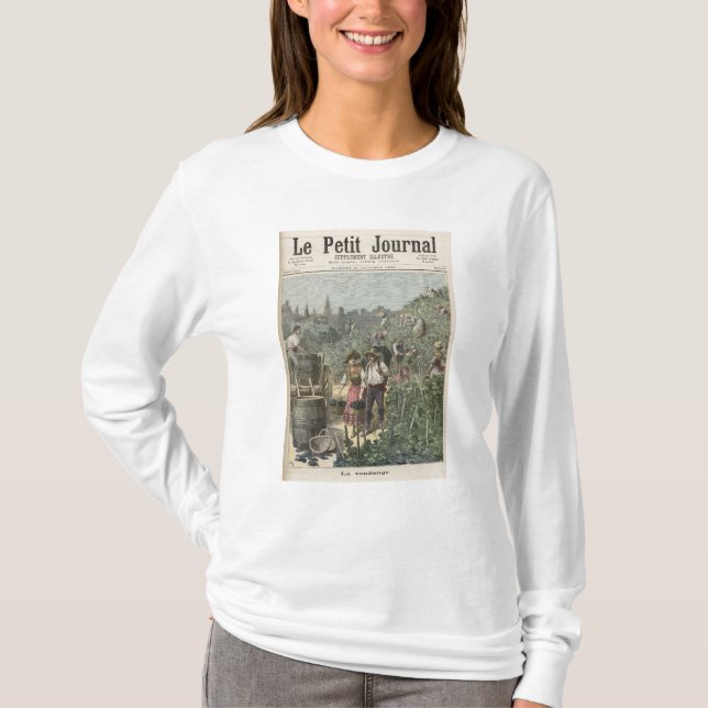 Die Wein-Ernte T-Shirt (Vorderseite)