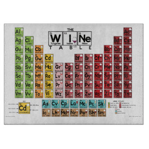 Die Wein-Tabelle Schneidebrett