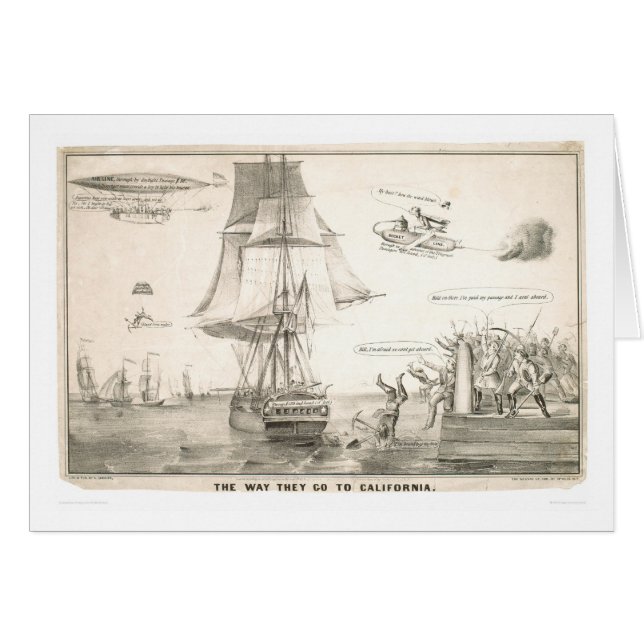 Die Weise gehen sie zu Kalifornien (0478A) (Vorderseite (Horizontal))