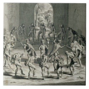 Die Weise, in der karibische Priester ihr Cou Fliese