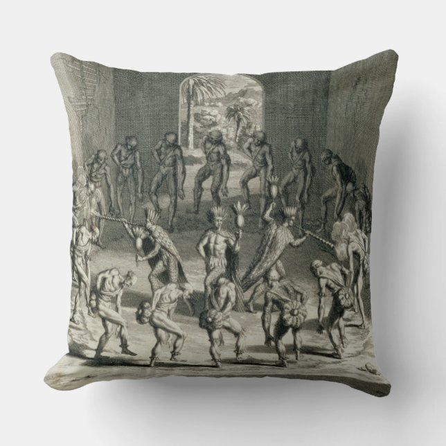 Die Weise, in der karibische Priester ihr Cou Kissen (Vorderseite)