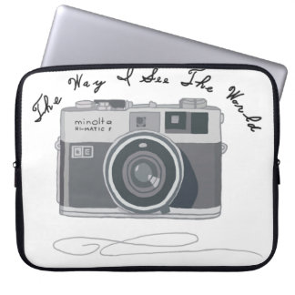 Die Weise sehe ich die Welt Laptopschutzhülle