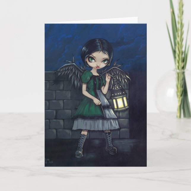 "Die Weisen-beleuchtend" Gruß-Karte Karte (Vorderseite)