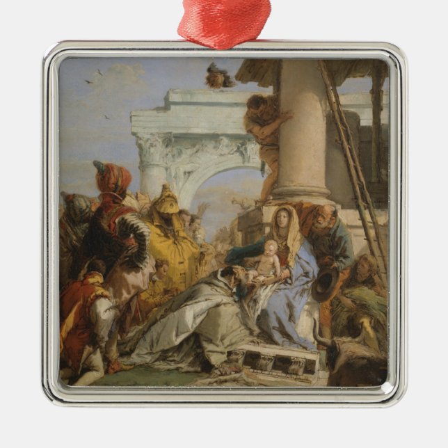 Die Weisen Silbernes Ornament (Vorne)