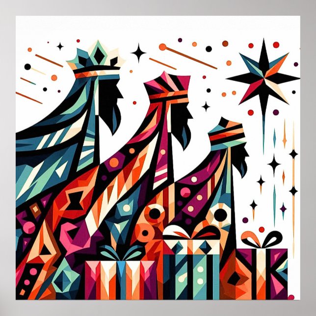 Die Weisen Weihnachtsposter Poster (Vorne)