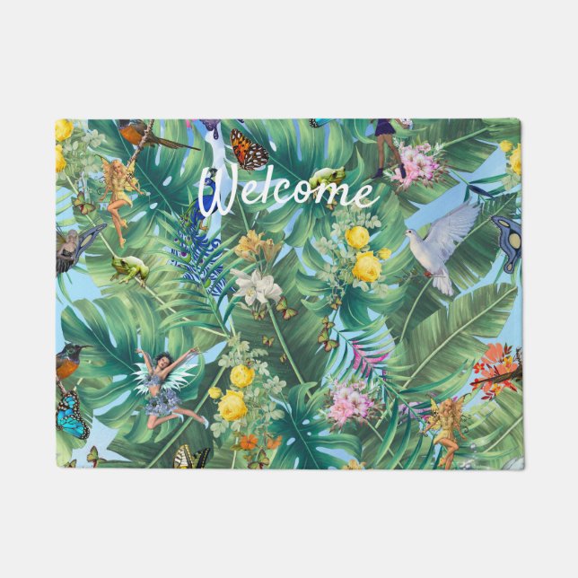 Die weishäufige Fantasiewelt Fußmatte (Vorderseite)