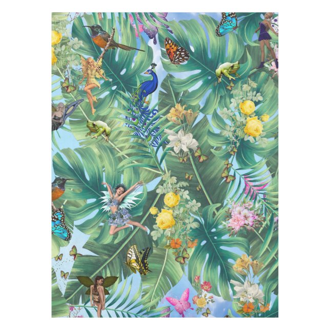 Die weishäufige Fantasiewelt Tischdecke (Vorderseite)