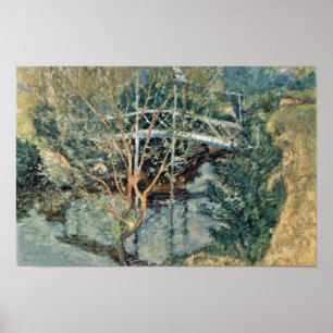 Die weiße Brücke von Twachtman John Henry Poster