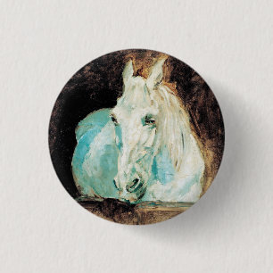 Die Weiße Gazelle Henri de Toulouse-Lautrec Button
