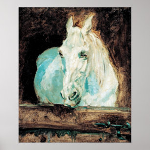 Die Weiße Pferdegazelle Henri de Toulouse-Lautrec Poster