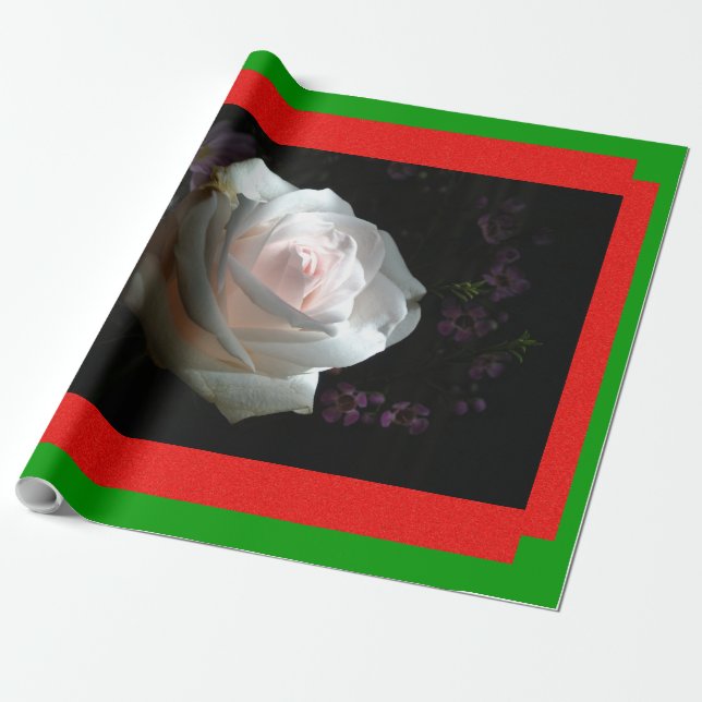 Die weiße Rose Geschenkpapier (Ungerollt)