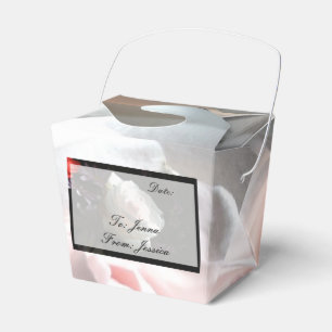 Die weiße Rose Geschenkschachtel