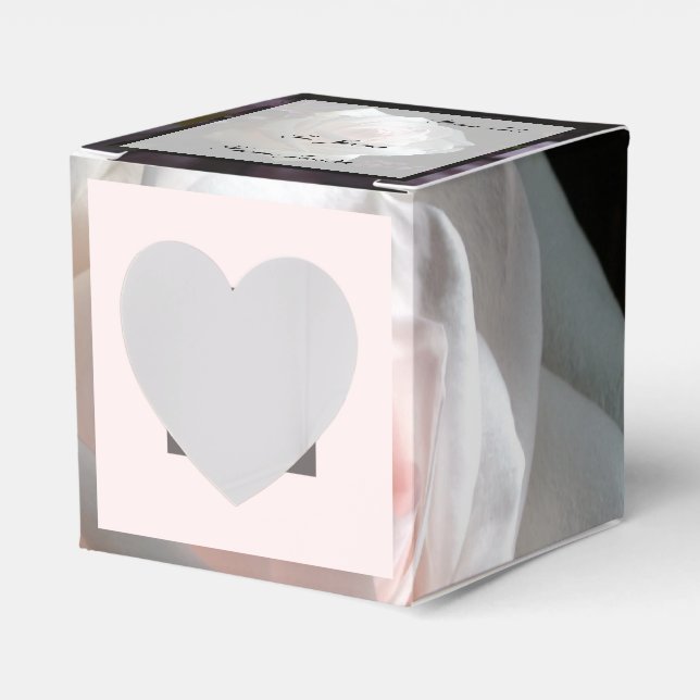 Die weiße Rose Geschenkschachtel (Vorderseite)