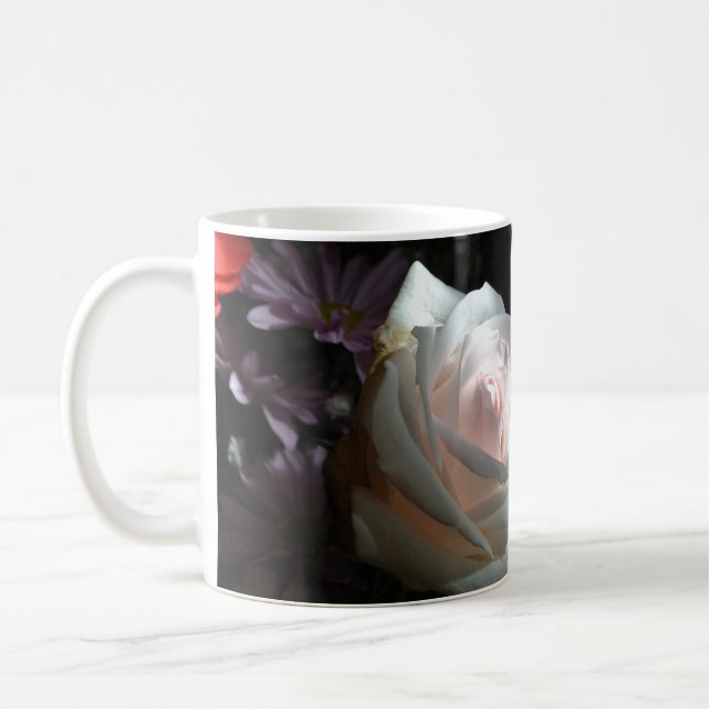 Die weiße Rose Tasse (Links)