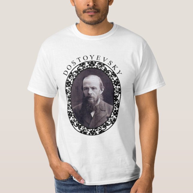 Die weiße T-Scheiße Dostoyevsky Männer T-Shirt (Vorderseite)