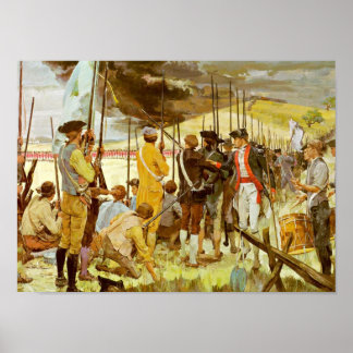 "...Die Weißen ihrer Augen!" Bunker Hill Poster