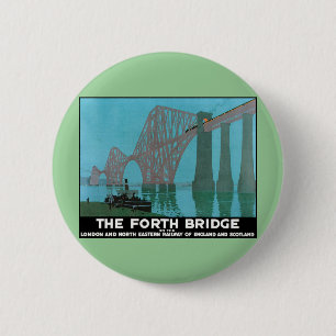 Die weiter Brücke - nordöstliche Eisenbahn Button