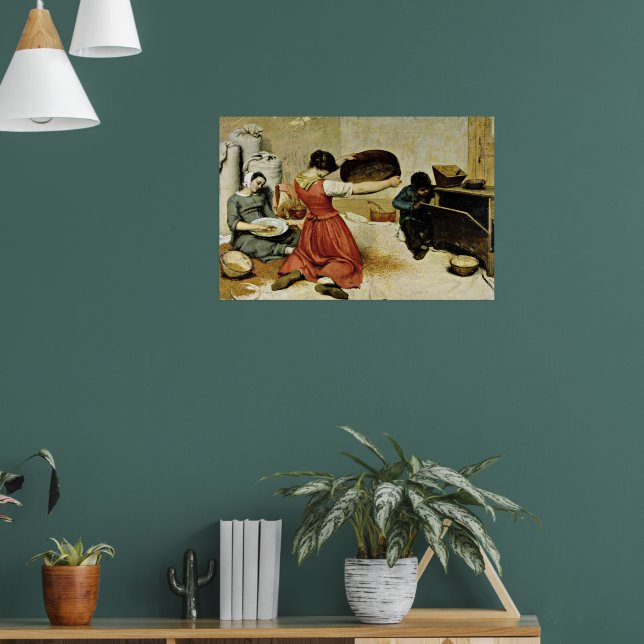 Die Weizensichter, feine Kunst, Poster (Wohnzimmer 1)