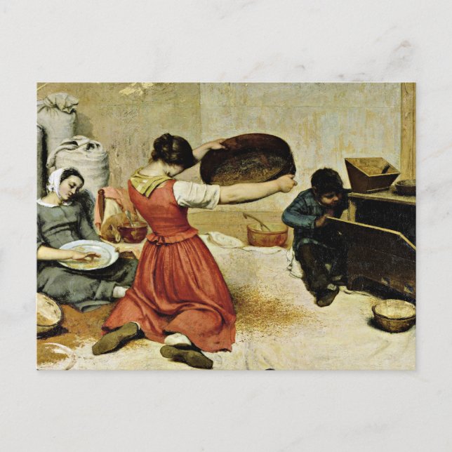 Die Weizensichter, feine Kunst, Postkarte (Vorderseite)