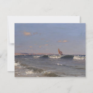 Die Welle by Dubovskoy Postkarte