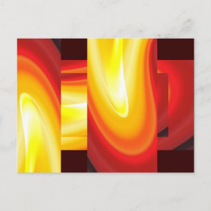 Die Welle - Moderne Kunst Abstrakte Kunst Postkarte