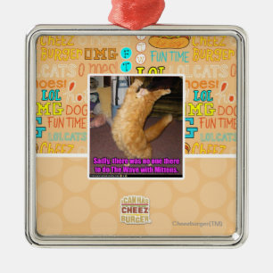 Die Welle Silbernes Ornament