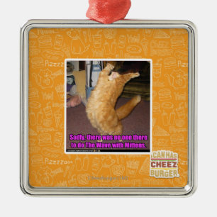 Die Welle Silbernes Ornament