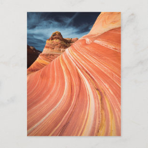 Die Welle, vermilion cliffs, Arizona Postkarte
