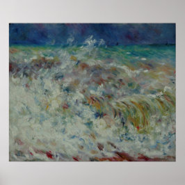 Die Welle von Pierre-Auguste Renoir Poster