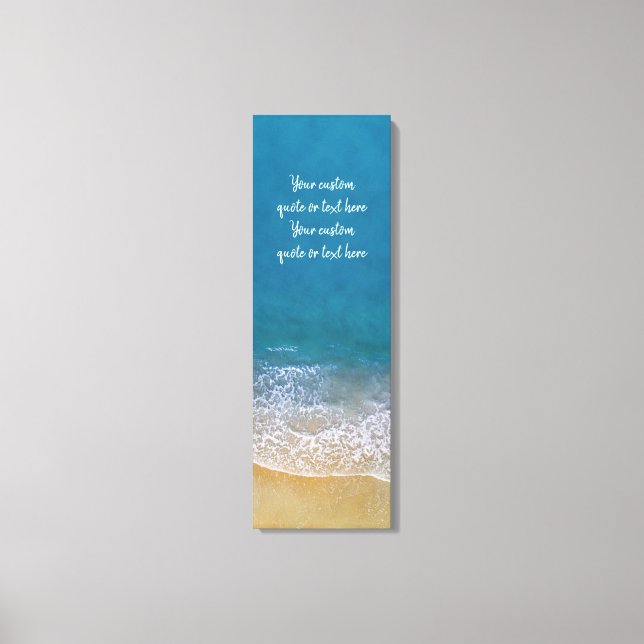 Die Wellen Leinwanddruck (Vorderseite)