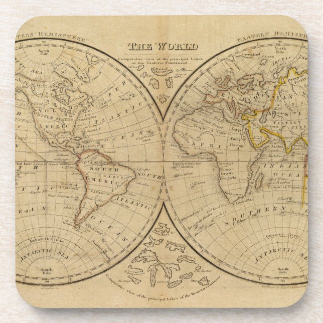 Die Welt 3 Untersetzer (Vorderseite)