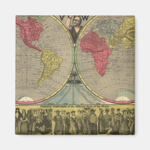 Die Welt auf der einen Seite Magnet