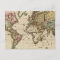 Die Welt auf der Projektion von Mercator