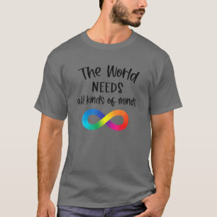 Die Welt Braucht Alle Arten Von Köpfen Autismus Ne T-Shirt