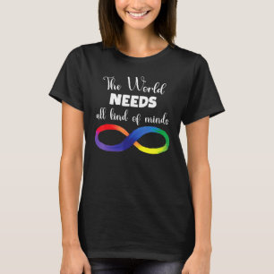 Die Welt Braucht Alle Arten Von Köpfen Autismus Ne T-Shirt