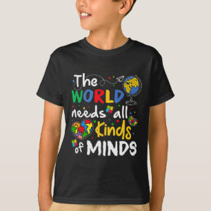 Die Welt braucht ein Bewusstsein für Autismus alle T-Shirt