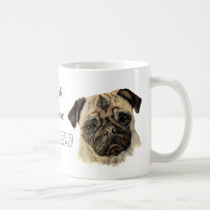 Die Welt braucht mehr MOPS & KISSES! Niedlicher Hu Tasse